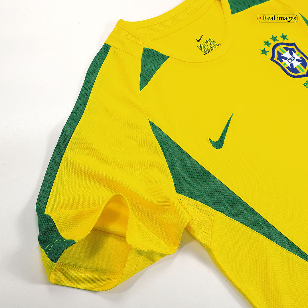 Retro RONALDO #9 2002/03 Brazil Home Soccer Jersey Top Soccer Jerseys Store