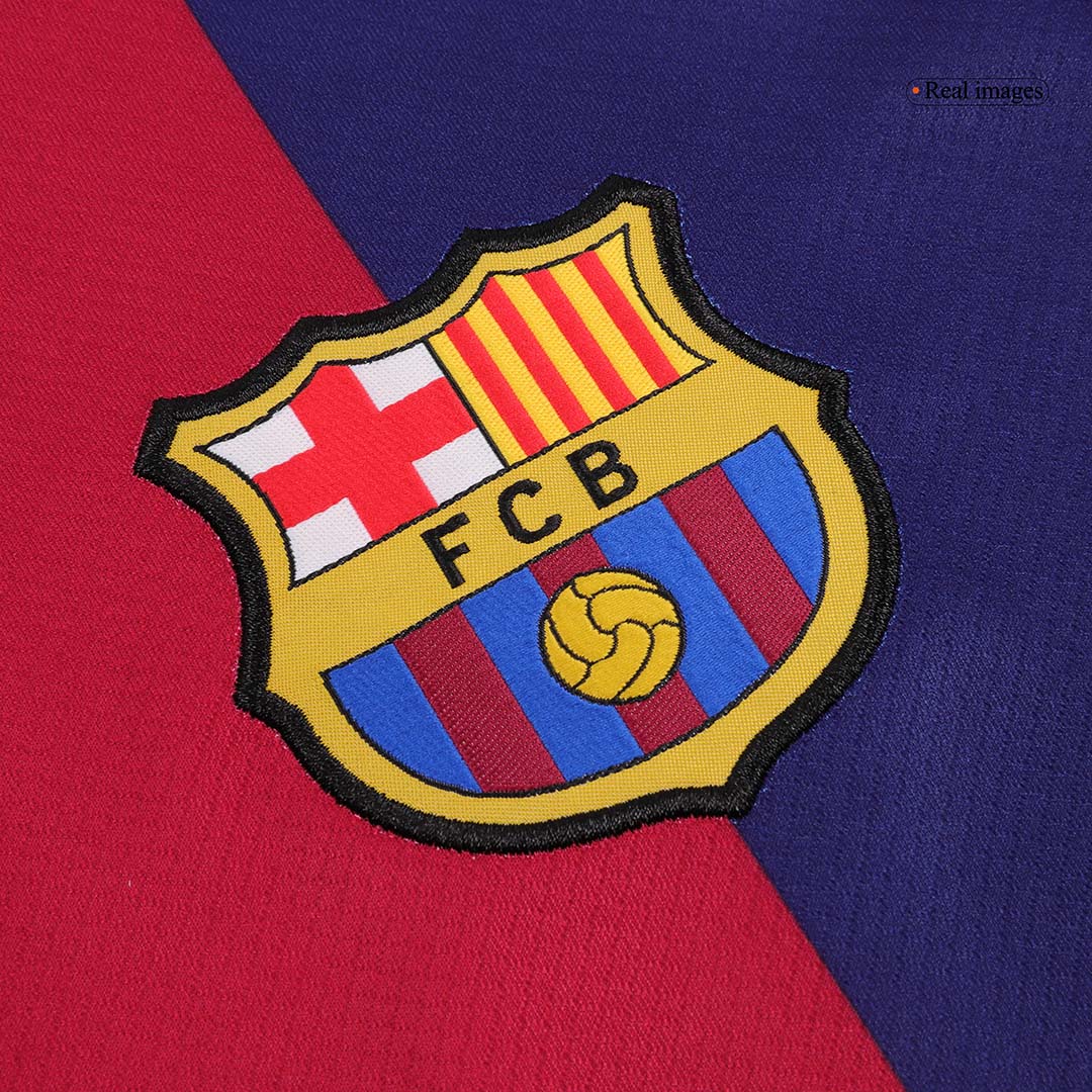 LAMINE YAMAL #19 Barcelona Home Soccer Jersey 2024/25- Spotify Logo Without Text Top Soccer Jerseys Store