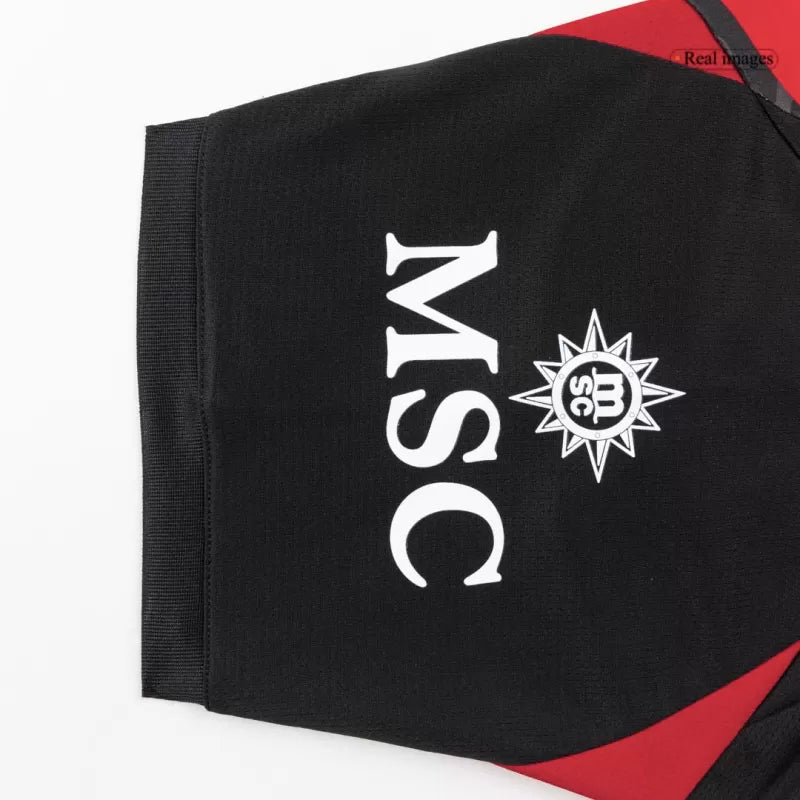 AC Milan Home Soccer Jersey Kit(Jersey+Shorts) 2025/26