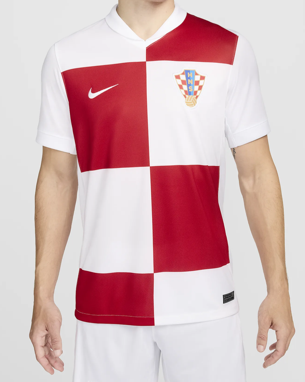 Croatia Home Soccer Jersey Euro 2024/25 topsoccerjerseys.com