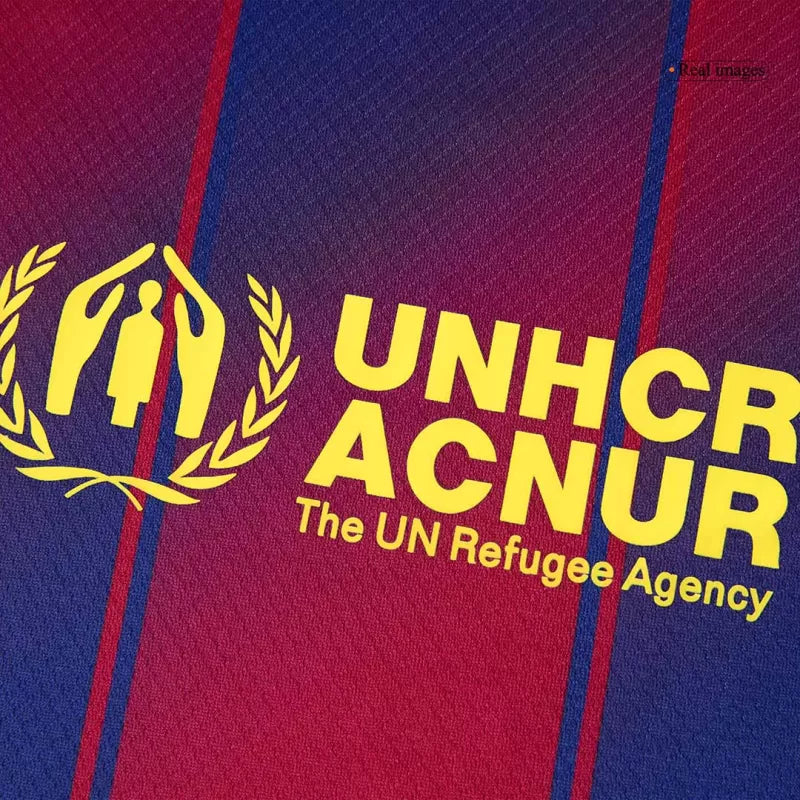 Kid‘s Barcelona Home Soccer Jerseys (Jersey+Short+Socks) Kit 2025/26