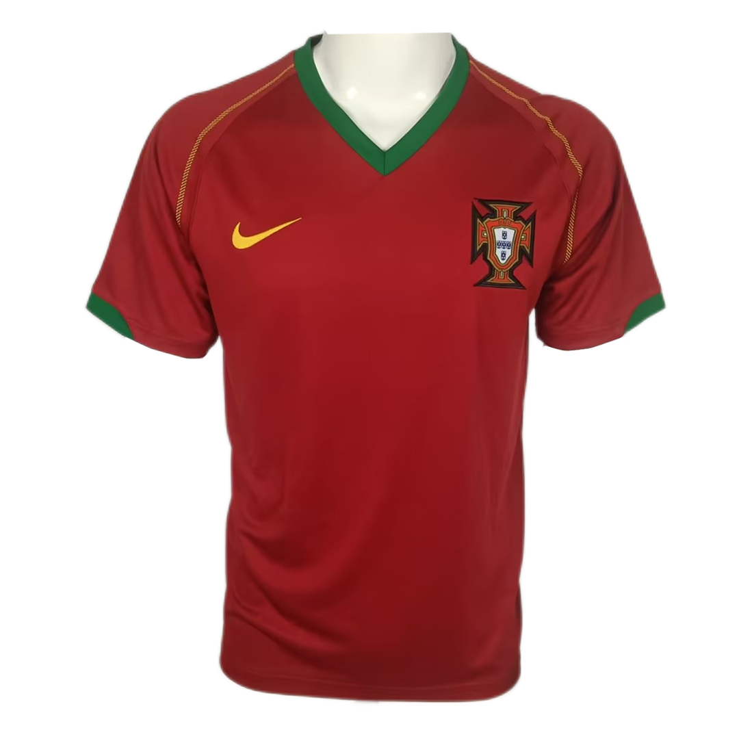 Classic Portugal Home Jersey 2006 Go Game Wear