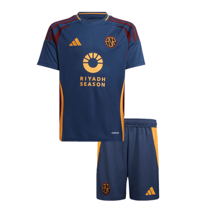 Kid's Roma Third Away  Soccer Jersey Kit(Jersey+Shorts) 2024/25 Top Soccer Jerseys Store