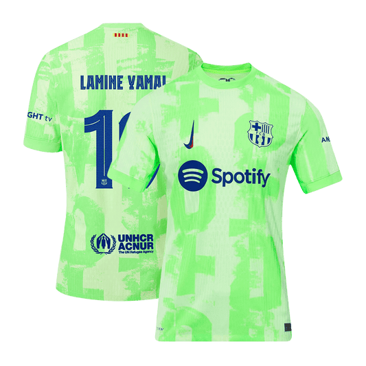 Player Version LAMINE YAMAL #19 Barcelona Third Away  Soccer Jersey 2024/25 - UCL Top Soccer Jerseys Store