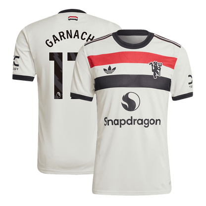 Player Version GARNACHO #17 Manchester United Third Away  Soccer Jersey 2024/25 Top Soccer Jerseys Store