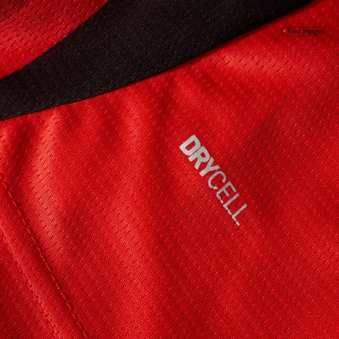 AC Milan Home Long Sleeve  Soccer Jersey 2024/25 Top Soccer Jerseys Store