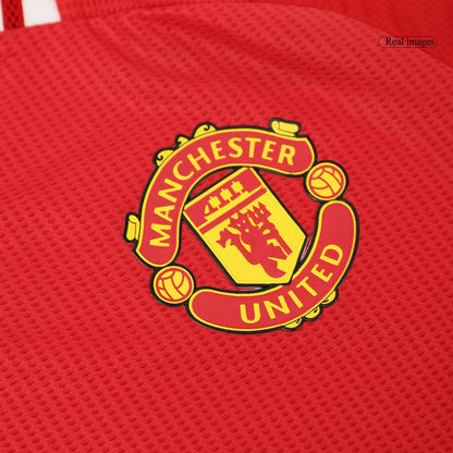 Player Version GARNACHO #17 Manchester United Home  Soccer Jersey 2024/25 Top Soccer Jerseys Store