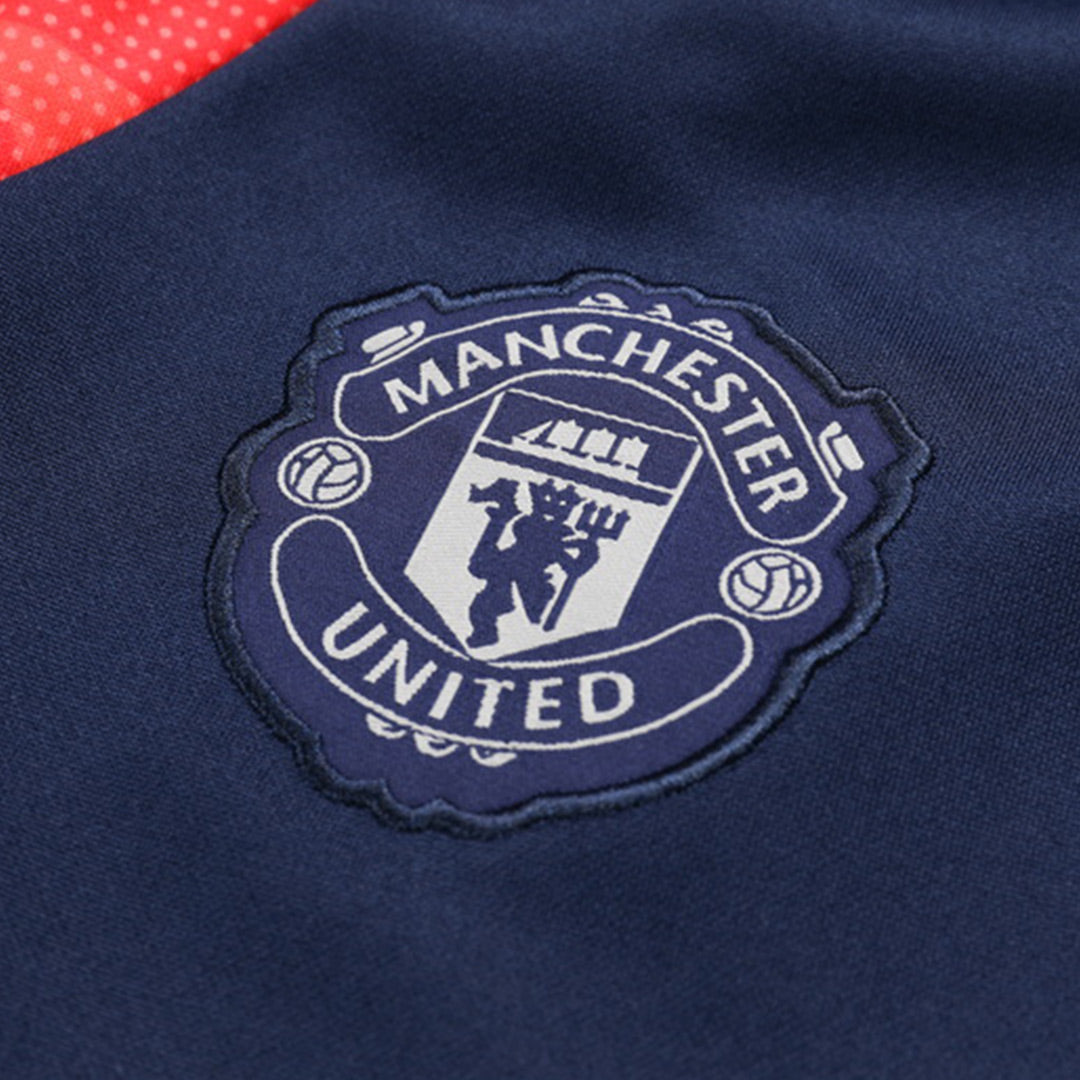 Manchester United Zipper Sweatshirt Kit(Top+Pants) 2024/25 Top Soccer Jerseys Store