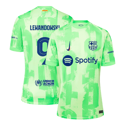 LEWANDOWSKI #9 Barcelona Third Away  Soccer Jersey 2024/25- UCL Top Soccer Jerseys Store