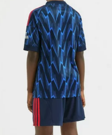 Kid's Arsenal Away Soccer Jersey Kit(Jersey+Shorts) 2025/26 topsoccerjerseys.com