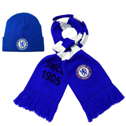 Cozy Knit Beanie and Scarf Combo topsoccerjerseys.com