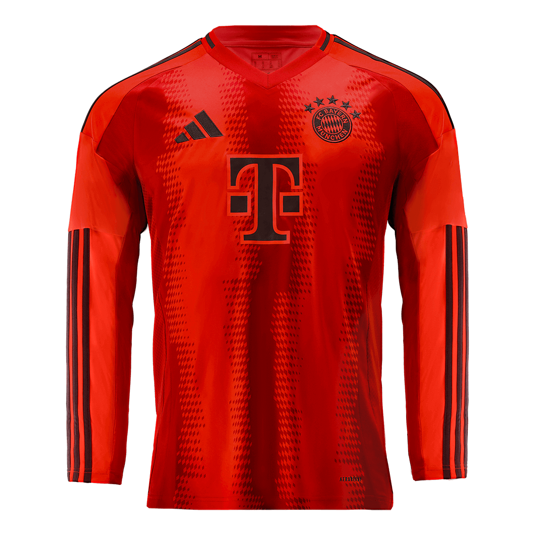 Bayern Munich Home Long Sleeve  Soccer Jersey 2024/25 Top Soccer Jerseys Store
