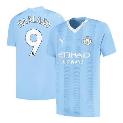 HAALAND #9 Manchester City Home  Soccer Jersey 2023/24 Top Soccer Jerseys Store