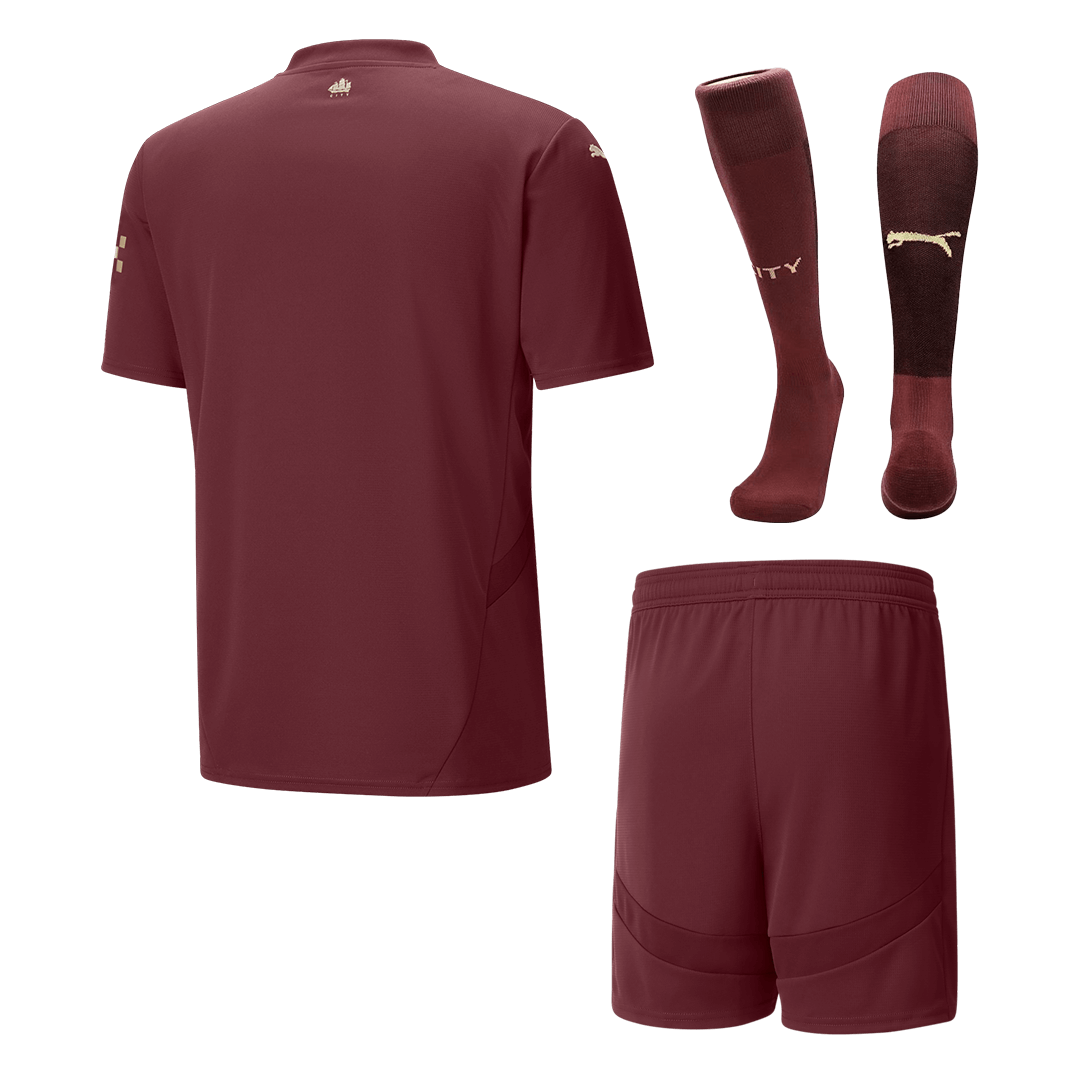 Manchester City Third Away  Soccer Jersey Kit(Jersey+Shorts+Socks) 2024/25 Top Soccer Jerseys Store