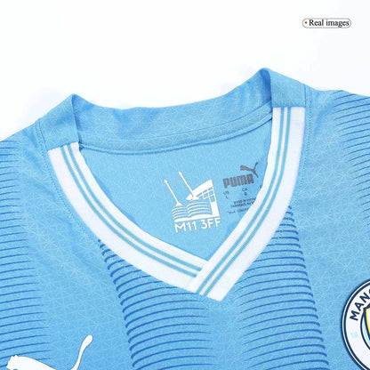 Player Version HAALAND #9 Manchester City Home  Soccer Jersey 2023/24 Top Soccer Jerseys Store