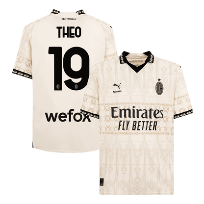 THEO #19 AC Milan X Pleasures Fourth Away  Soccer Jersey 2023/24 Top Soccer Jerseys Store