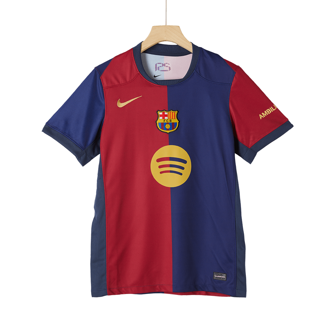 Barcelona Home  Soccer Jersey 2024/25-Spotify Logo Without Text Top Soccer Jerseys Store