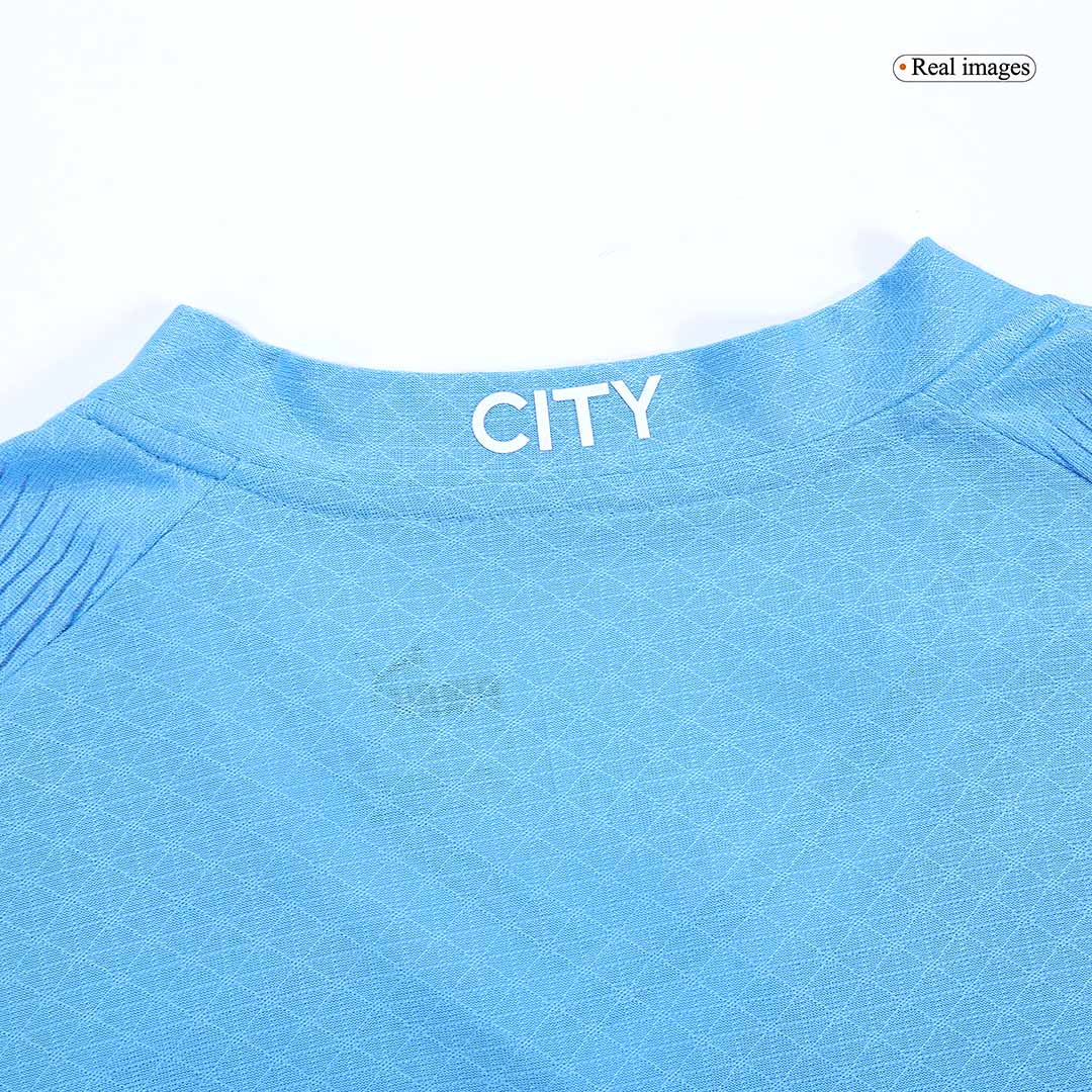 Player Version HAALAND #9 Manchester City Home  Soccer Jersey 2023/24 Top Soccer Jerseys Store