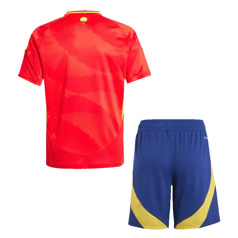 Kid's Spain Home Soccer Jersey Kit(Jersey+Shorts) 2024/25 Go Game Wear