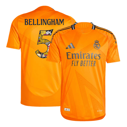 Player Version BELLINGHAM #5 Real Madrid Away  Soccer Jersey 2024/25 - Bear Champ Font Top Soccer Jerseys Store