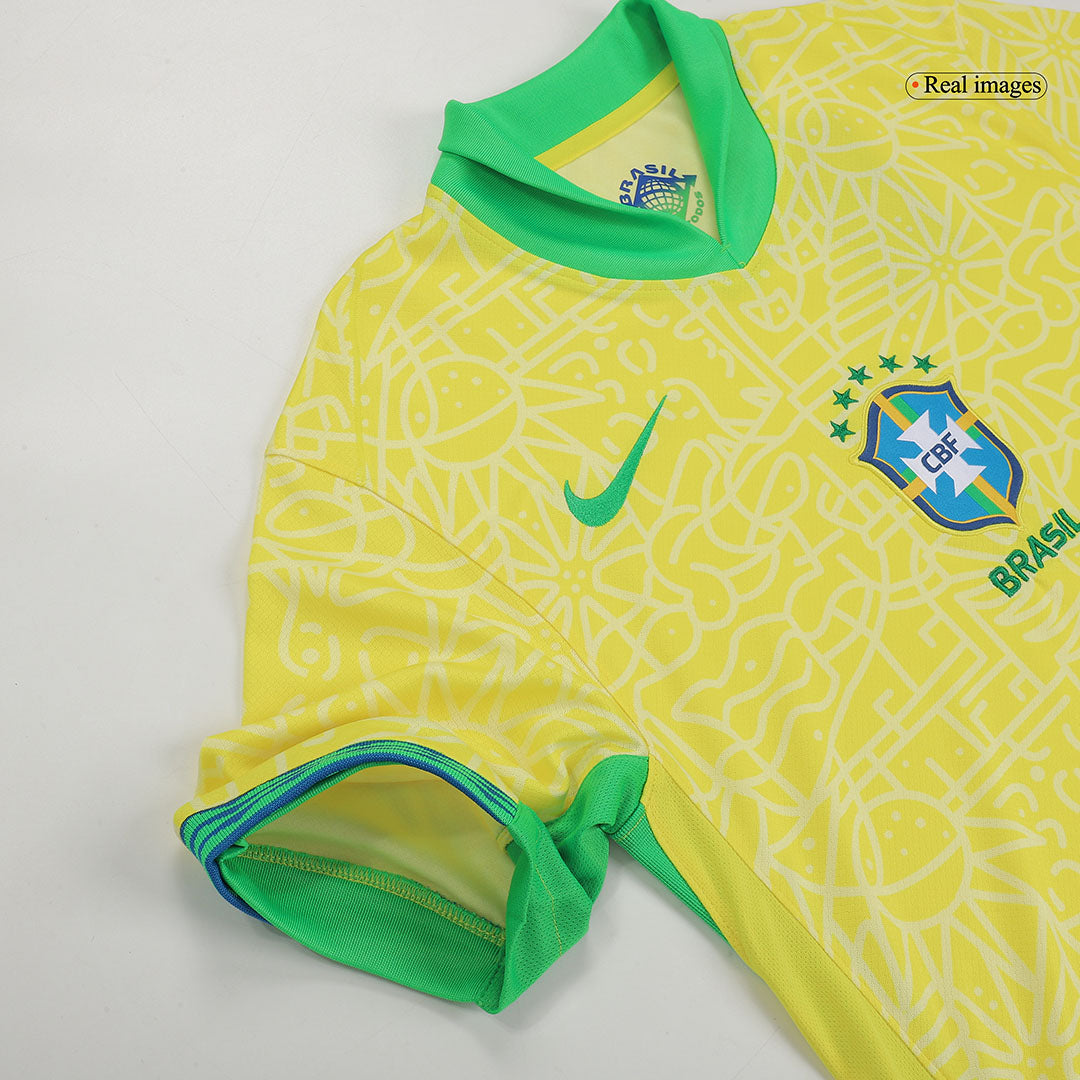 NEYMAR JR #10 Brazil Home  Soccer Jersey 2024 Top Soccer Jerseys Store