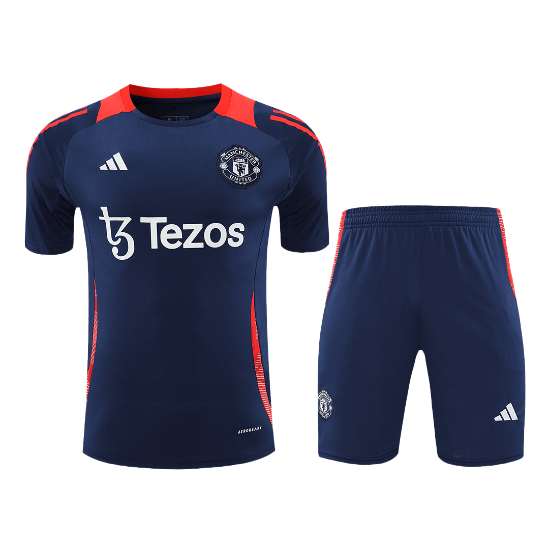Manchester United Pre-Match  Soccer Jersey Kit(Jersey+Shorts) 2024/25 Top Soccer Jerseys Store