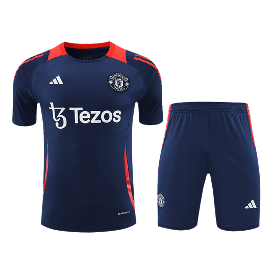Manchester United Pre-Match  Soccer Jersey Kit(Jersey+Shorts) 2024/25 Top Soccer Jerseys Store