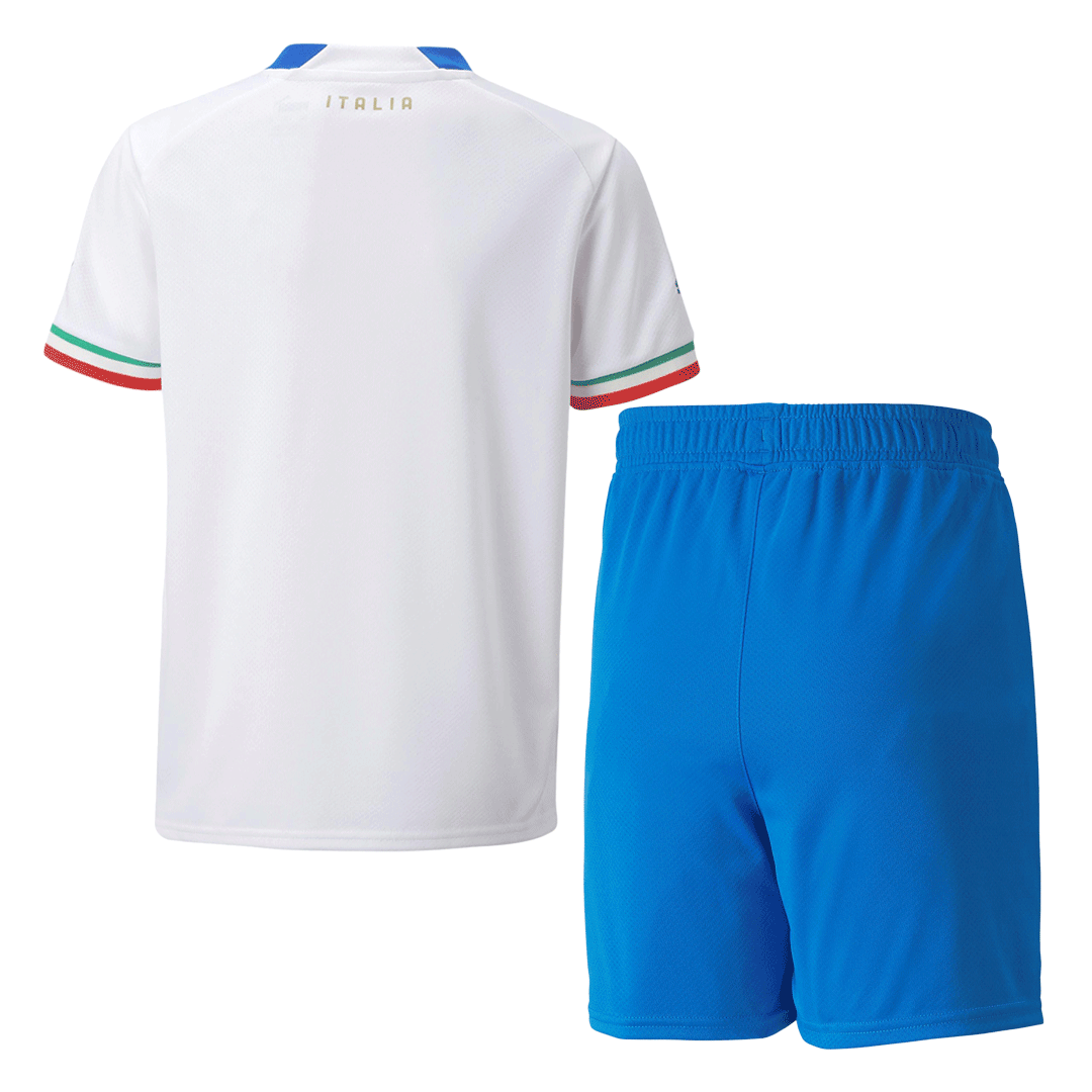 Kid's Italy Away  Soccer Jersey Kit(Jersey+Shorts) 2022 Top Soccer Jerseys Store