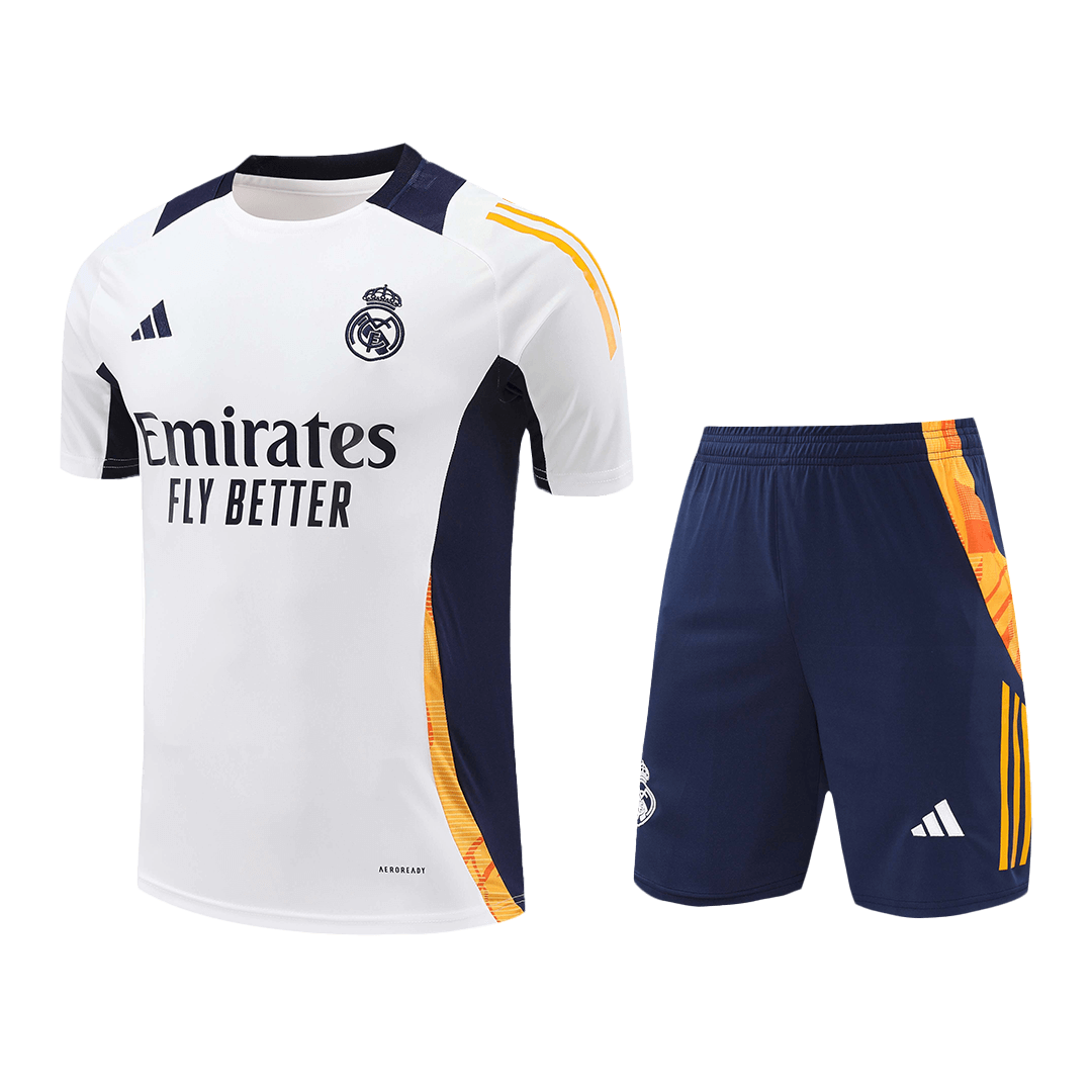 Real Madrid Pre-Match  Soccer Jersey Kit(Jersey+Shorts) 2024/25 Top Soccer Jerseys Store