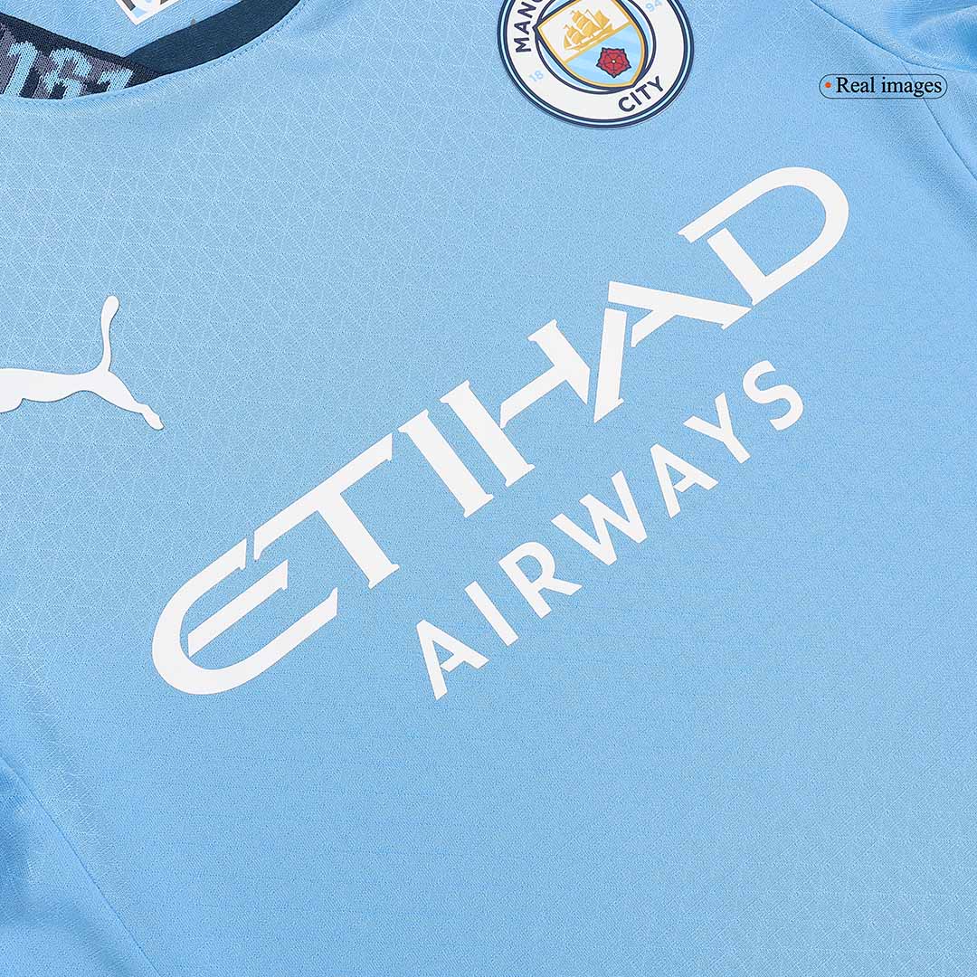Player Version Manchester City Home  Soccer Jersey 2024/25 Top Soccer Jerseys Store