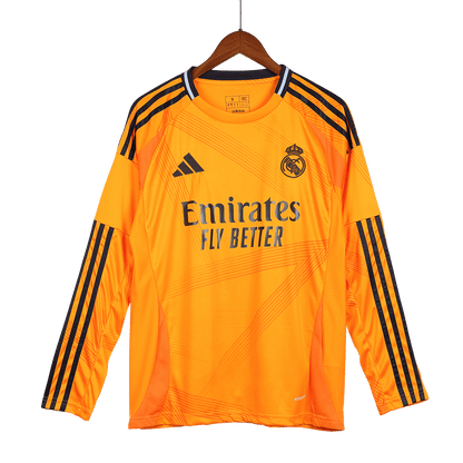 Real Madrid Away Long Sleeve  Soccer Jersey 2024/25 Top Soccer Jerseys Store