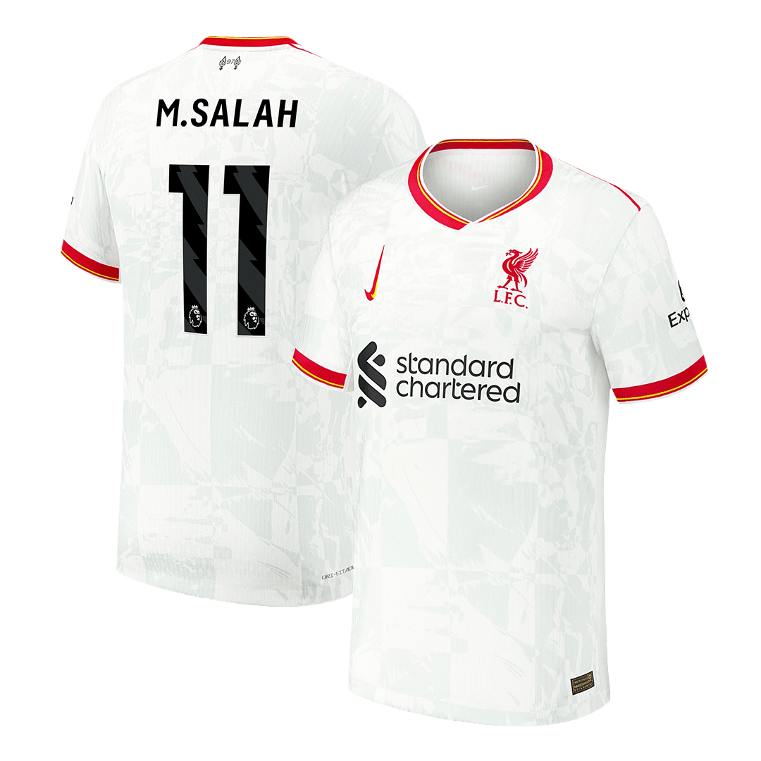 Player Version M.SALAH #11 Liverpool Third Away  Soccer Jersey 2024/25 Top Soccer Jerseys Store