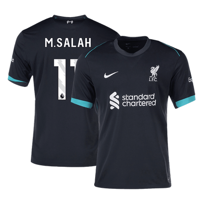 M.SALAH #11 Liverpool Away  Soccer Jersey 2024/25 Top Soccer Jerseys Store