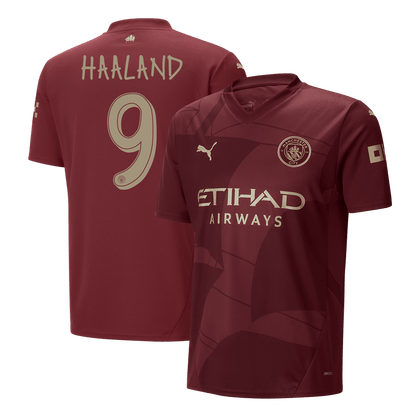 HAALAND #9 Manchester City Third Away  Soccer Jersey 2024/25 - UCL Top Soccer Jerseys Store