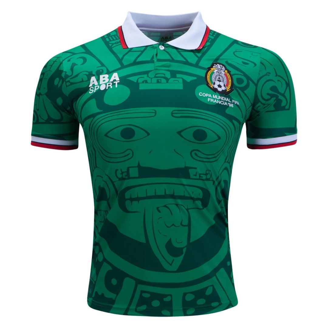 Discount Mexico Home Soccer Jersey 1998 Top Soccer Jerseys Store