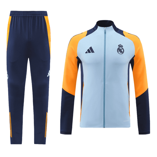 Kid's Real Madrid Training Kit (Jacket+Pants) 2024/25 Top Soccer Jerseys Store