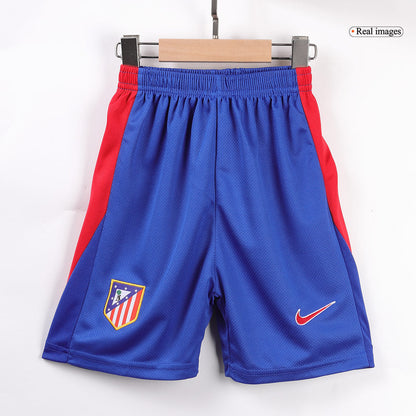 Kid's Atletico Madrid Home  Soccer Jersey Kit(Jersey+Shorts+Socks) 2024/25 Top Soccer Jerseys Store