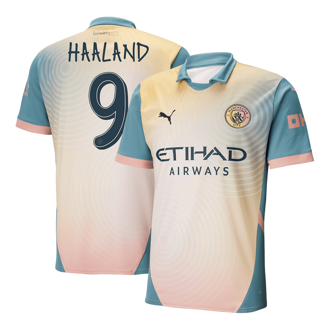 HAALAND #9 Manchester City Fourth Away  Soccer Jersey 2024/25 - Definitely City Top Soccer Jerseys Store