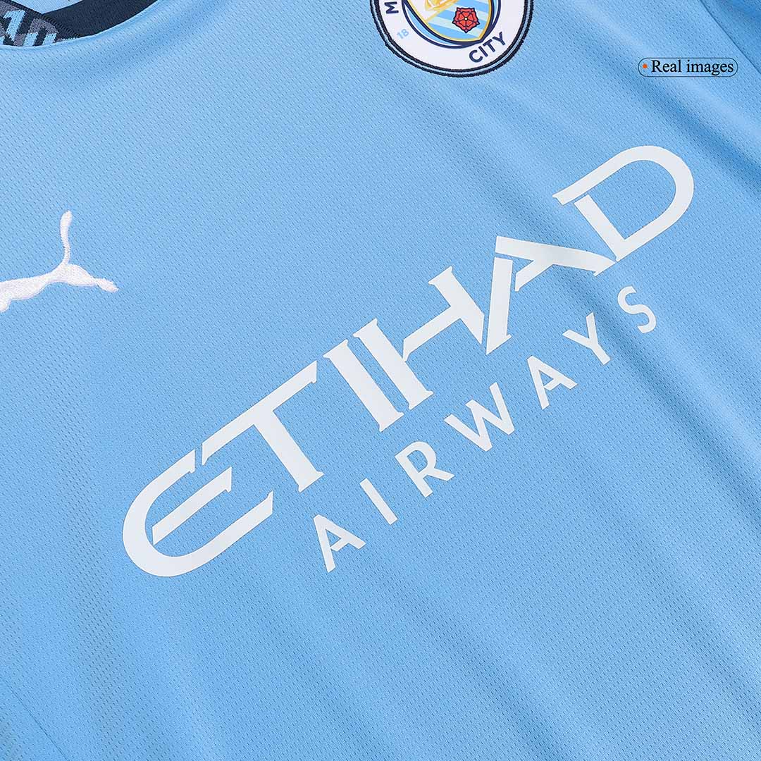 Manchester City Home  Soccer Jersey Kit(Jersey+Shorts+Socks) 2024/25 Top Soccer Jerseys Store
