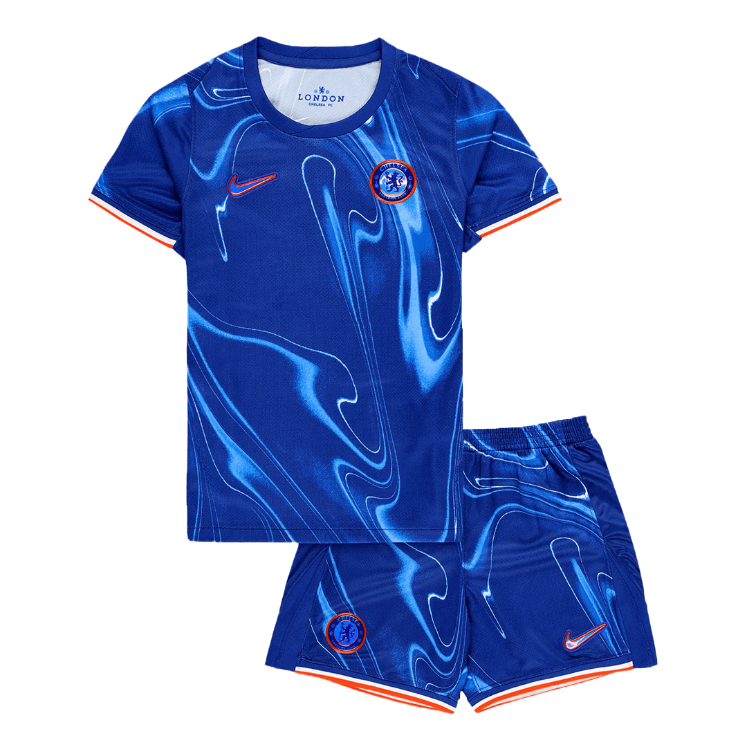 Kid's Chelsea Home  Soccer Jersey Kit(Jersey+Shorts) 2024/25 Top Soccer Jerseys Store