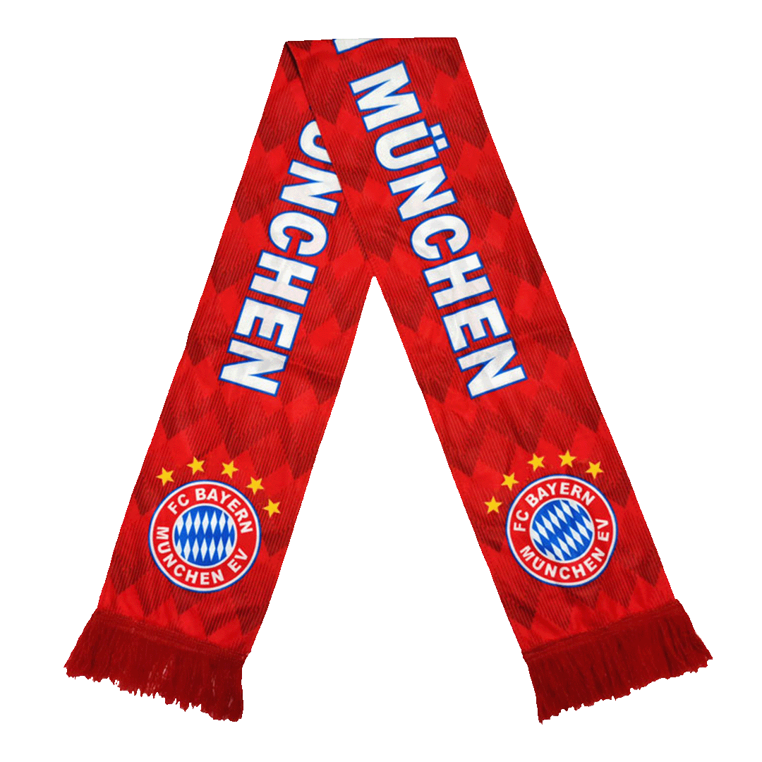 Bundesliga Bayern Scarf Red Top Soccer Jerseys Store
