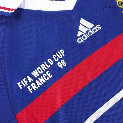Retro HENRY #12 1998 France Home  Soccer Jersey Top Soccer Jerseys Store