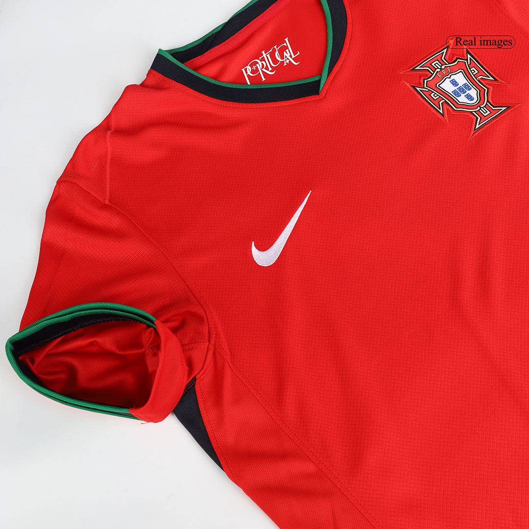 B.FERNANDES #8 Portugal Home  Soccer Jersey Euro 2024 Top Soccer Jerseys Store