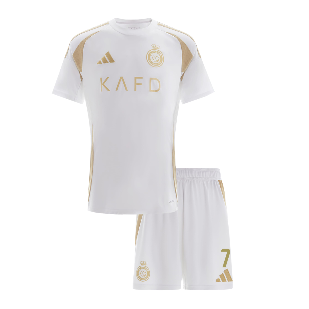 Kid's RONALDO #7 Al Nassr Third Away  Soccer Jersey Kit(Jersey+Shorts) 2024/25 - ACL Top Soccer Jerseys Store