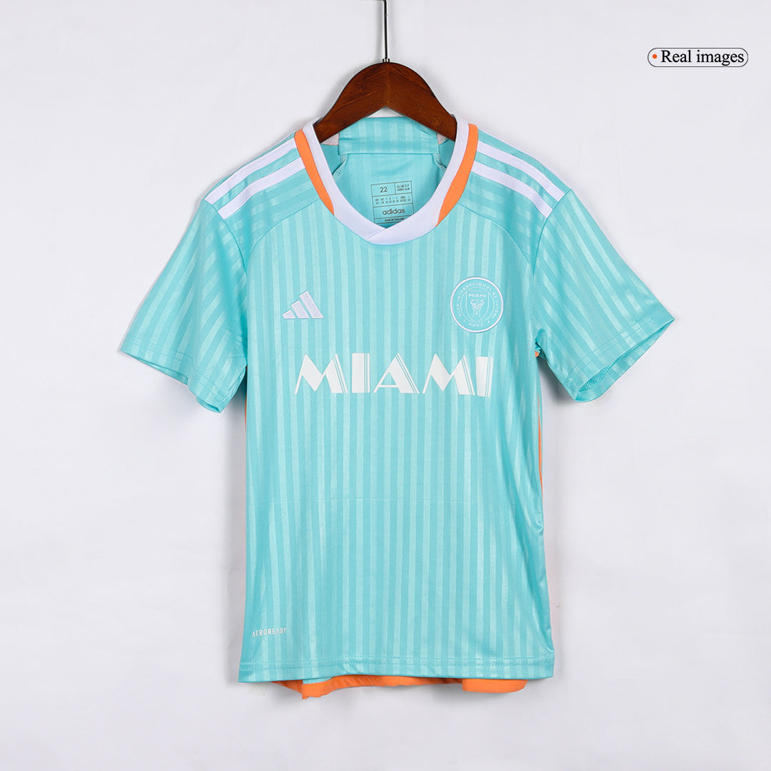 Kid's Inter Miami CF Third Away  Soccer Jersey Kit(Jersey+Shorts) 2024 Top Soccer Jerseys Store