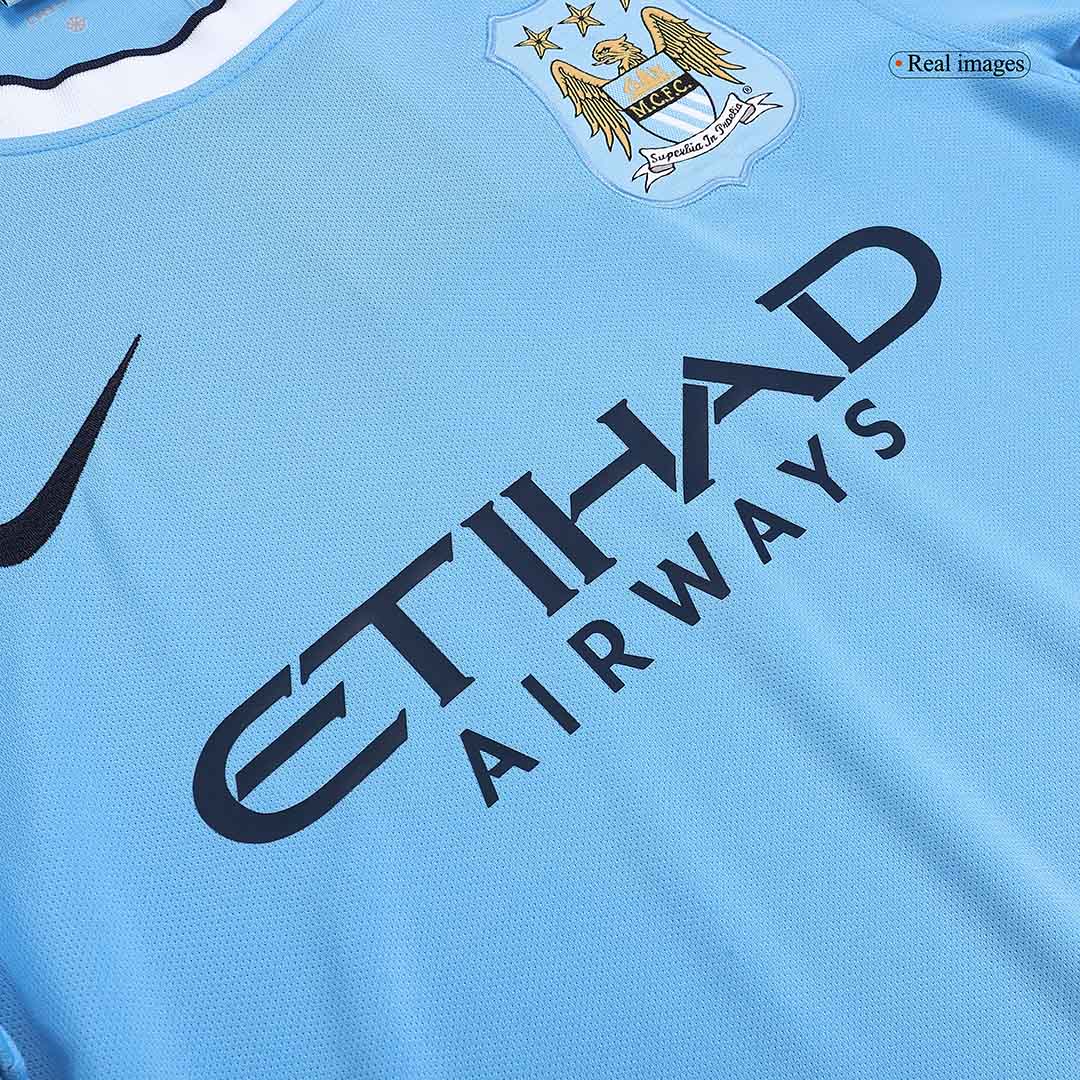Retro 2013/14 Manchester City Home  Soccer Jersey Top Soccer Jerseys Store