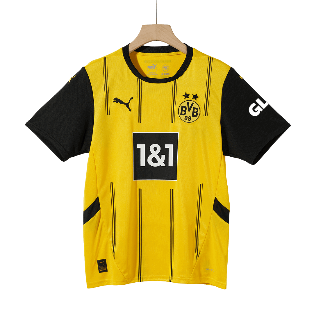 Borussia Dortmund Home  Soccer Jersey Kit(Jersey+Shorts+Socks) 2024/25 Top Soccer Jerseys Store