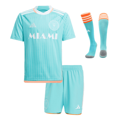 Kid's Inter Miami CF Third Away  Soccer Jersey Kit(Jersey+Shorts+Socks) 2024 Top Soccer Jerseys Store