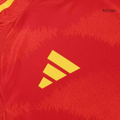 Player Version Spain Home Soccer Jersey Euro 2024 Go Game Wear