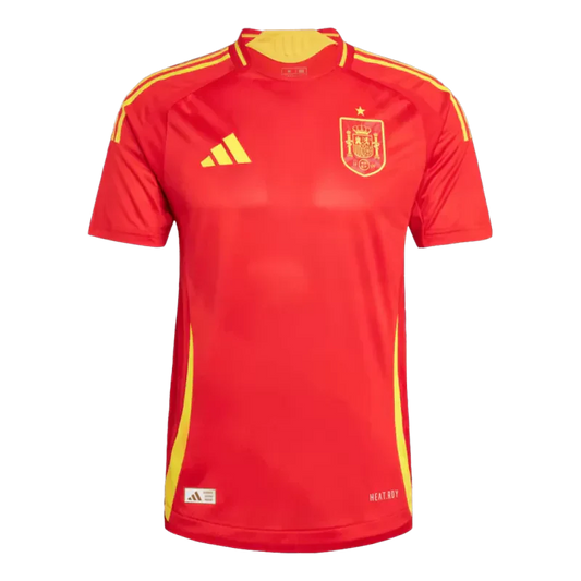 Player Version Spain Home Soccer Jersey Euro 2024 Go Game Wear